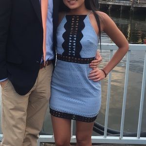 Light blue lace dress